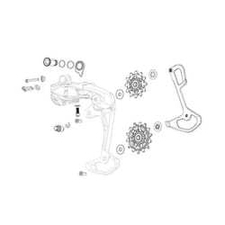 Kit vis fixation/embout pour dérailleur arrière Sram NX - noir - 1 x 11 V - Homme - Adulte