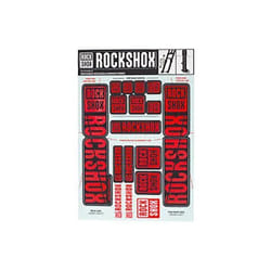 Autocollants Rockshox Boxxer/Domain Dual Crown - Rouge - 35 mm - Adulte - Homme - ROCKSHOX