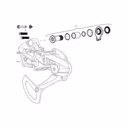 Kit de vis dérailleur arrière Sram XO1 Eagle AXS
