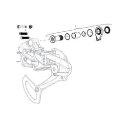 Kit de vis dérailleur arrière Sram XO1 Eagle AXS