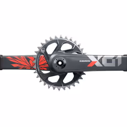 Pédalier mono plateau Sram Sram X01 Eagle Boost DUB DM 32D Xsync2 Lunar Oxy (BB N.I.)