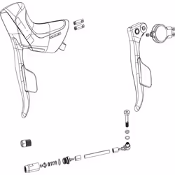 Jeu de colliers manette électronique frein à disque Sram Rival Etap AXS