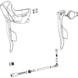 Jeu de colliers manette électronique frein à disque Sram Rival Etap AXS