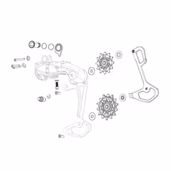 Capot d'articulation de dérailleur Sram GX Eagle AXS