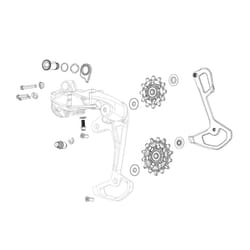 Capot d'articulation de dérailleur Sram GX Eagle AXS