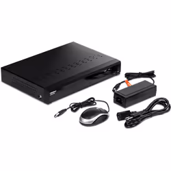 Trendnet TV-NVR1508 Enregistreur vidéo sur réseau Noir - Vue supplémentaire 5