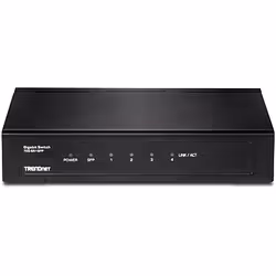 Trendnet TEG-S51SFP commutateur réseau Non-géré Gigabit Ethernet (10/100/1000) Noir