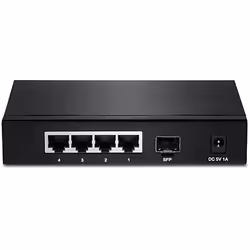Trendnet TEG-S51SFP commutateur réseau Non-géré Gigabit Ethernet (10/100/1000) Noir