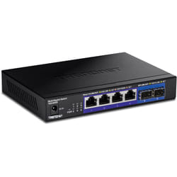 Trendnet TEG-S562 commutateur réseau Non-géré 2.5G Ethernet (100/1000/2500) Noir
