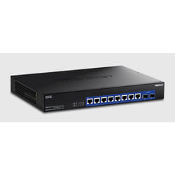 Trendnet TEG-S7102 commutateur réseau Non-géré 10G Ethernet (100/1000/10000) Bureau Noir