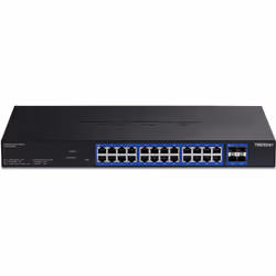 Trendnet TEG-3284WS commutateur réseau Géré 2.5G Ethernet (100/1000/2500) Noir - Vue supplémentaire 2