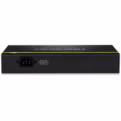 Trendnet TPE-TG81g Non-géré Gigabit Ethernet (10/100/1000) Connexion Ethernet, supportant l'alimentation via ce port (PoE) Noir