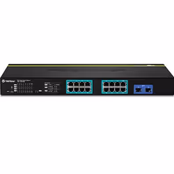 Trendnet TPE-1620WS commutateur réseau Géré L2 Gigabit Ethernet (10/100/1000) Connexion Ethernet, supportant l'alimentation via ce port (PoE) 1U Noir