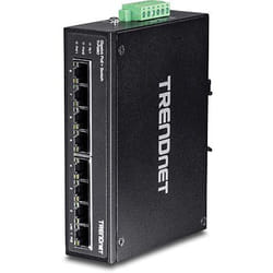 Trendnet TI-PG80 commutateur réseau Non-géré L2 Gigabit Ethernet (10/100/1000) Connexion Ethernet, supportant l'alimentation via ce port (PoE) Noir
