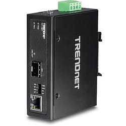 Trendnet TI-F11SFP convertisseur de support réseau 1000 Mbit/s Noir