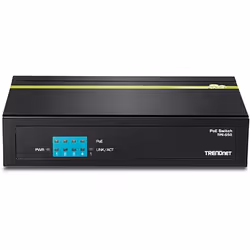 Trendnet TPE-S50 commutateur réseau Non-géré L2 Fast Ethernet (10/100) Connexion Ethernet, supportant l'alimentation via ce port (PoE) Noir