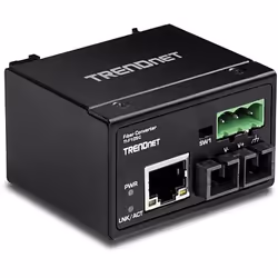 Trendnet TI-F10SC convertisseur de support réseau 200 Mbit/s 1310 nm Multimode Noir