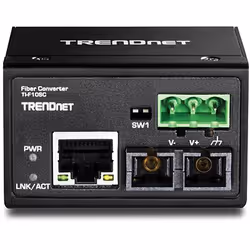 Trendnet TI-F10SC convertisseur de support réseau 200 Mbit/s 1310 nm Multimode Noir - Vue supplémentaire 4