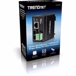 Trendnet TI-F10S30 convertisseur de support réseau 200 Mbit/s 1310 nm Monomode Noir - Vue supplémentaire 7