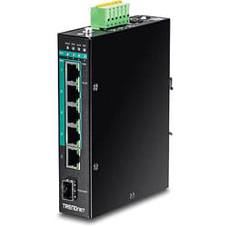 Trendnet TI-PG541i Géré L2+ Gigabit Ethernet (10/100/1000) Connexion Ethernet, supportant l'alimentation via ce port (PoE) Noir