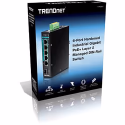 Trendnet TI-PG541i Géré L2+ Gigabit Ethernet (10/100/1000) Connexion Ethernet, supportant l'alimentation via ce port (PoE) Noir - Vue supplémentaire 4