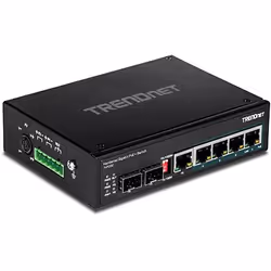 Trendnet TI-PG62 commutateur réseau Non-géré Gigabit Ethernet (10/100/1000) Connexion Ethernet, supportant l'alimentation via ce port (PoE) Noir - Vue supplémentaire 6
