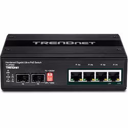 Trendnet TI-UPG62 commutateur réseau Non-géré L2 Gigabit Ethernet (10/100/1000) Connexion Ethernet, supportant l'alimentation via ce port (PoE) Noir - Vue supplémentaire 4