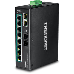 Trendnet TI-PG102 commutateur réseau Non-géré Gigabit Ethernet (10/100/1000) Connexion Ethernet, supportant l'alimentation via ce port (PoE) Noir