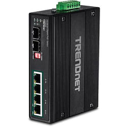 Trendnet TI-PG62B commutateur réseau Non-géré L2 Gigabit Ethernet (10/100/1000) Connexion Ethernet, supportant l'alimentation via ce port (PoE) Noir