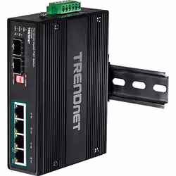 Trendnet TI-PG62B commutateur réseau Non-géré L2 Gigabit Ethernet (10/100/1000) Connexion Ethernet, supportant l'alimentation via ce port (PoE) Noir - Vue supplémentaire 6