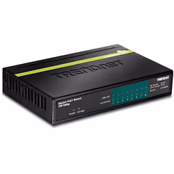 Trendnet TPE-TG82G, Non-géré, Gigabit Ethernet (10/100/1000), Full duplex, Connexion Ethernet, supportant l'alimentation via  ...