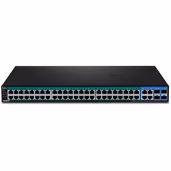 Trendnet TPE-5240WS commutateur réseau Géré Gigabit Ethernet (10/100/1000) Connexion Ethernet, supportant l'alimentation via ce port (PoE) 1U Noir
