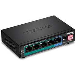 Trendnet TPE-LG50 commutateur réseau Non-géré Gigabit Ethernet (10/100/1000) Connexion Ethernet, supportant l'alimentation via ce port (PoE) Noir
