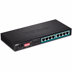 Trendnet TPE-LG80, Non-géré, Gigabit Ethernet (10/100/1000), Full duplex, Connexion Ethernet, supportant l'alimentation via c ...
