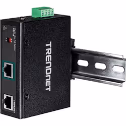 Trendnet TI-SG104 séparateur voix-données Noir Connexion Ethernet, supportant l'alimentation via ce port (PoE) - Vue supplémentaire 6