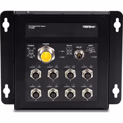 Trendnet TI-TPG80 commutateur réseau Géré Connexion Ethernet, supportant l'alimentation via ce port (PoE) Noir