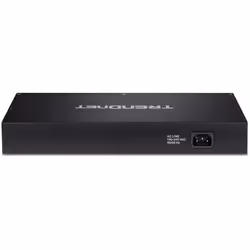 Trendnet TPE-3012LS commutateur réseau Géré Gigabit Ethernet (10/100/1000) Connexion Ethernet, supportant l'alimentation via ce port (PoE) 1U Noir