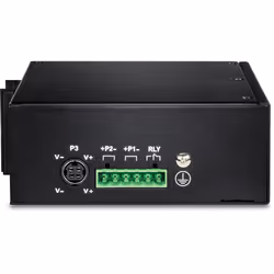 Trendnet TI-PG160 commutateur réseau Non-géré Gigabit Ethernet (10/100/1000) Connexion Ethernet, supportant l'alimentation via ce port (PoE) Noir