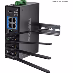 Trendnet TI-W100 routeur sans fil Gigabit Ethernet Bi-bande (2,4 GHz / 5 GHz) Noir - Vue supplémentaire 7
