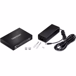 Trendnet TPE-TG611 commutateur réseau Gigabit Ethernet (10/100/1000) Connexion Ethernet, supportant l'alimentation via ce port (PoE) Noir