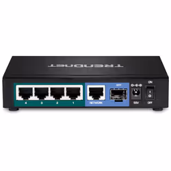 Trendnet TPE-TG611 commutateur réseau Gigabit Ethernet (10/100/1000) Connexion Ethernet, supportant l'alimentation via ce port (PoE) Noir