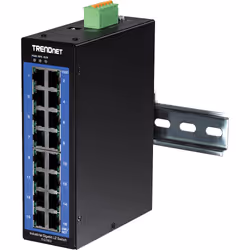 Trendnet TI-G160i Géré L2 Gigabit Ethernet (10/100/1000) Noir - Vue supplémentaire 4