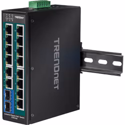 Trendnet TI-PG162 commutateur réseau Non-géré Gigabit Ethernet (10/100/1000) Connexion Ethernet, supportant l'alimentation via ce port (PoE) Noir - Vue supplémentaire 6