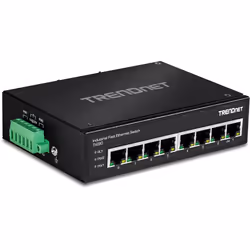 Trendnet TI-E80 commutateur réseau Non-géré Fast Ethernet (10/100) Noir