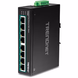 Trendnet TI-PE80, Non-géré, Fast Ethernet (10/100), Full duplex, Connexion Ethernet, supportant l'alimentation via ce port (P ...