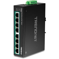 Trendnet TI-PE80 commutateur réseau Non-géré Fast Ethernet (10/100) Connexion Ethernet, supportant l'alimentation via ce port (PoE) Noir