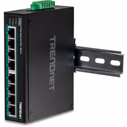 Trendnet TI-PE80 commutateur réseau Non-géré Fast Ethernet (10/100) Connexion Ethernet, supportant l'alimentation via ce port (PoE) Noir - Vue supplémentaire 7