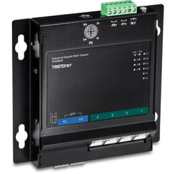 Trendnet TI-PG62F commutateur réseau Gigabit Ethernet (10/100/1000) Connexion Ethernet, supportant l'alimentation via ce port (PoE) Noir