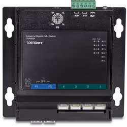 Trendnet TI-PG62F commutateur réseau Gigabit Ethernet (10/100/1000) Connexion Ethernet, supportant l'alimentation via ce port (PoE) Noir