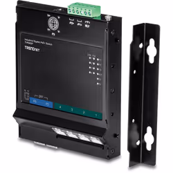Trendnet TI-PG62F commutateur réseau Gigabit Ethernet (10/100/1000) Connexion Ethernet, supportant l'alimentation via ce port (PoE) Noir - Vue supplémentaire 4